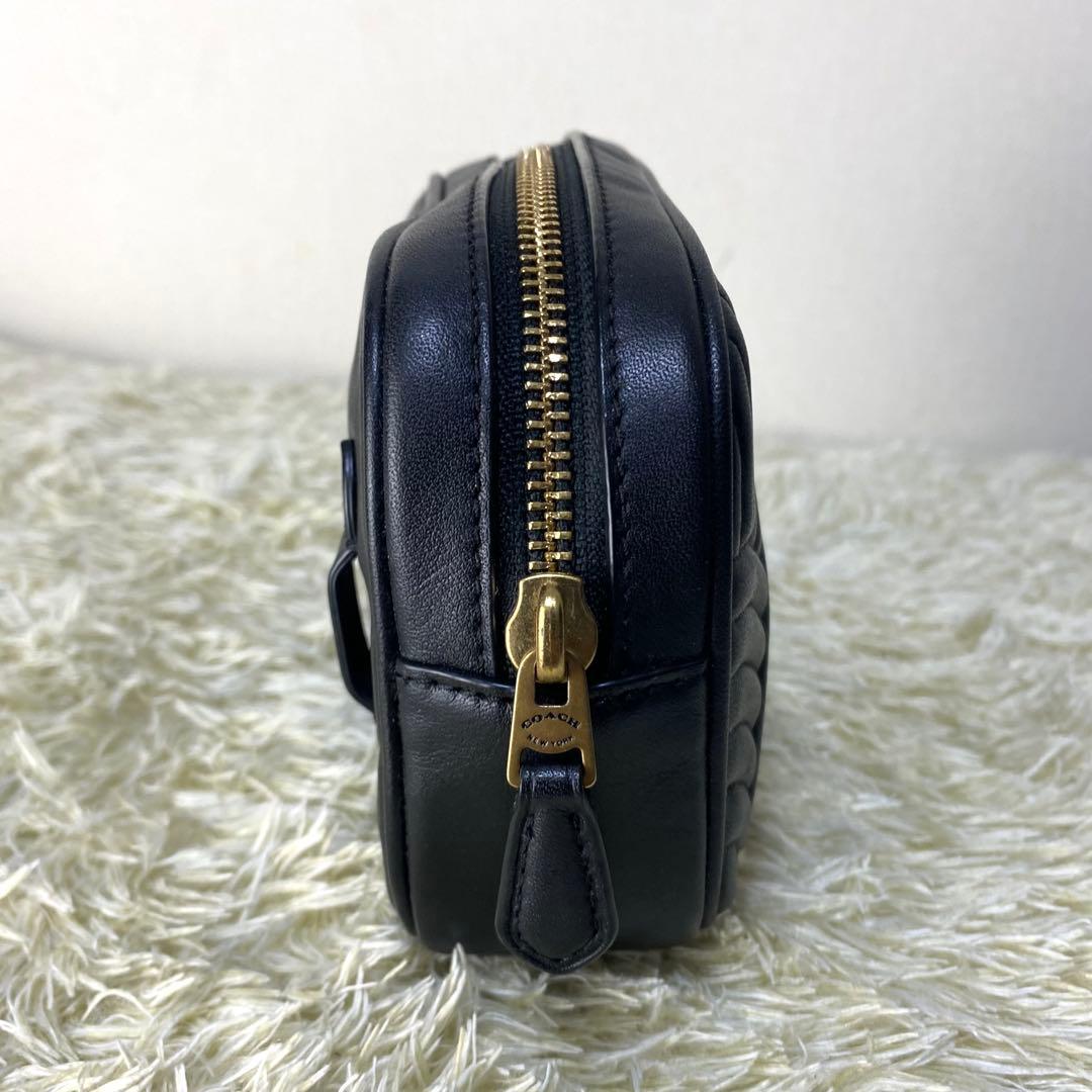 美品✨ コーチ COACH ボディバッグ ウィズ デコ キルティング クラッチ