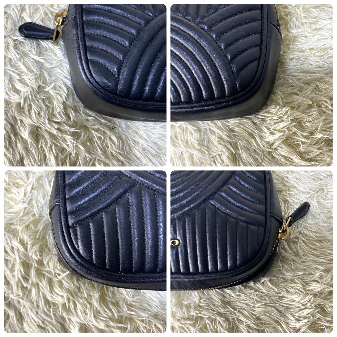 美品✨ コーチ COACH ボディバッグ ウィズ デコ キルティング クラッチ