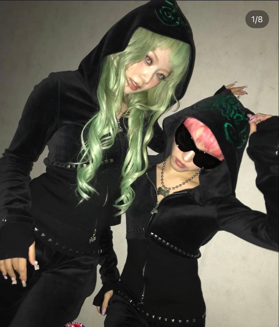 Xtra Ordinary ベロアジップパーカー [S］サイズ XG