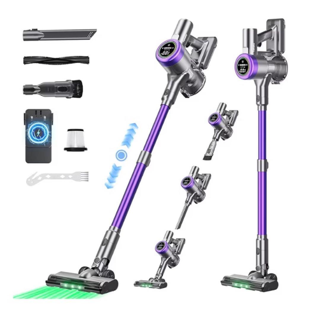 掃除機 コードレス　2026年モデル　90KPa超強力吸引　サイクロン　軽量