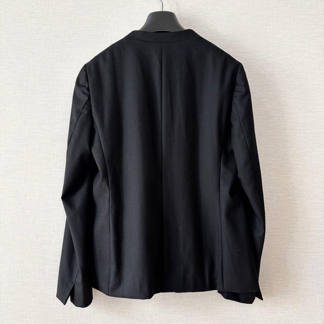 極美品✨23区 ウールリッチサキソニー ノーカラージャケットスーツ セットアップ