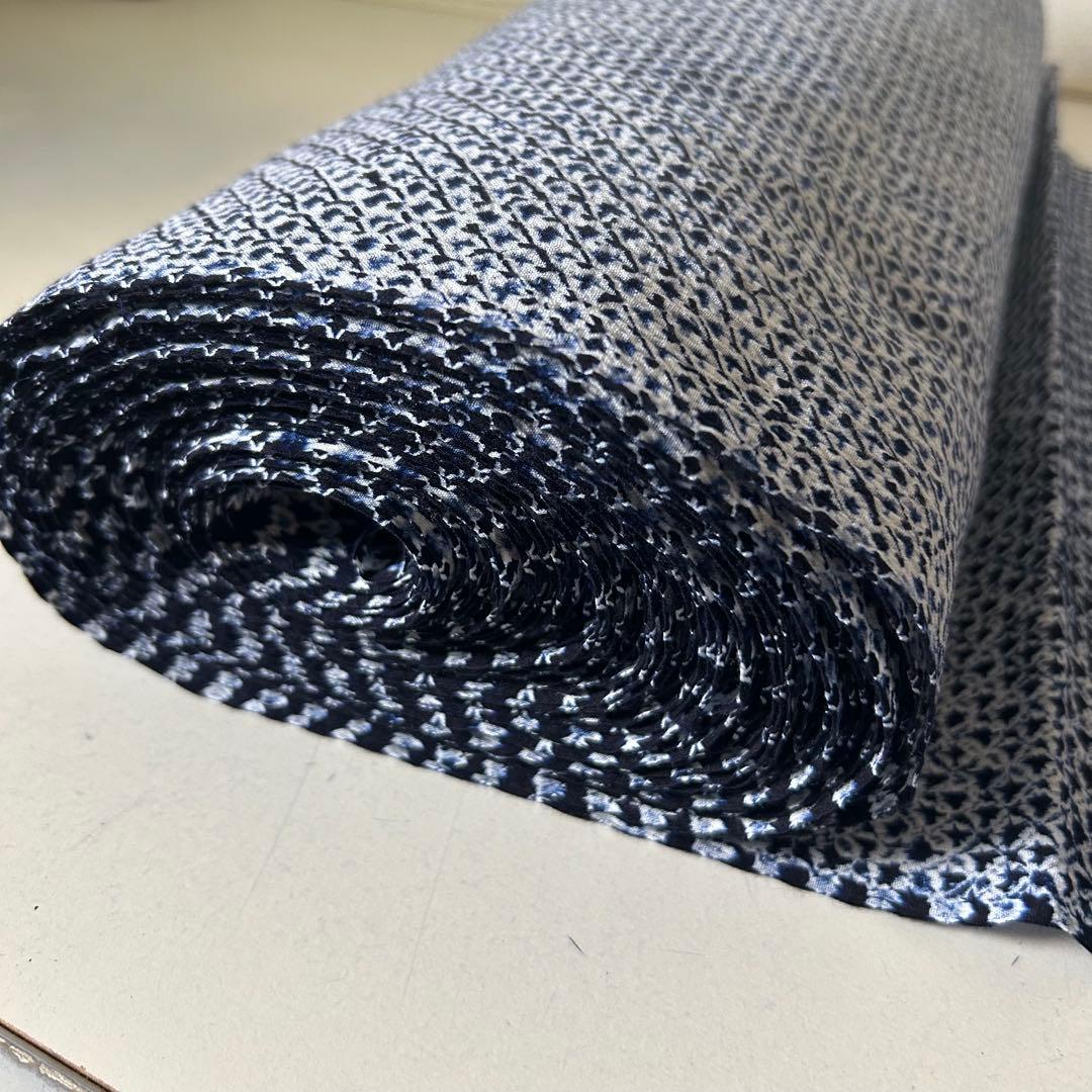 yk334 有松鳴海絞り 有松絞り 浴衣 反物 生地 総絞り 三浦絞り