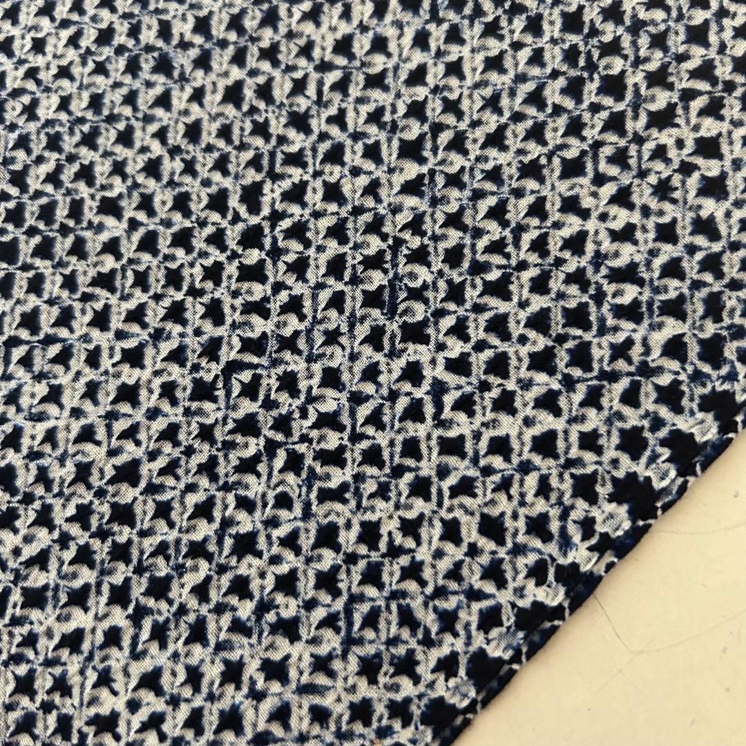 yk334 有松鳴海絞り 有松絞り 浴衣 反物 生地 総絞り 三浦絞り