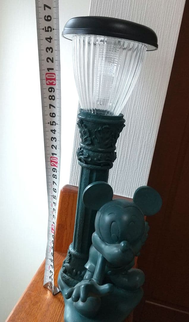 ミッキーマウス 置物 スタンドランプ ガーデニング