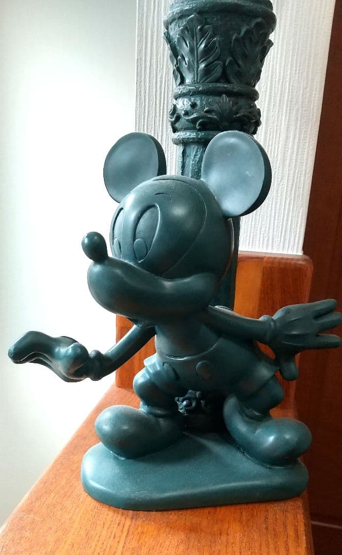 ミッキーマウス 置物 スタンドランプ ガーデニング