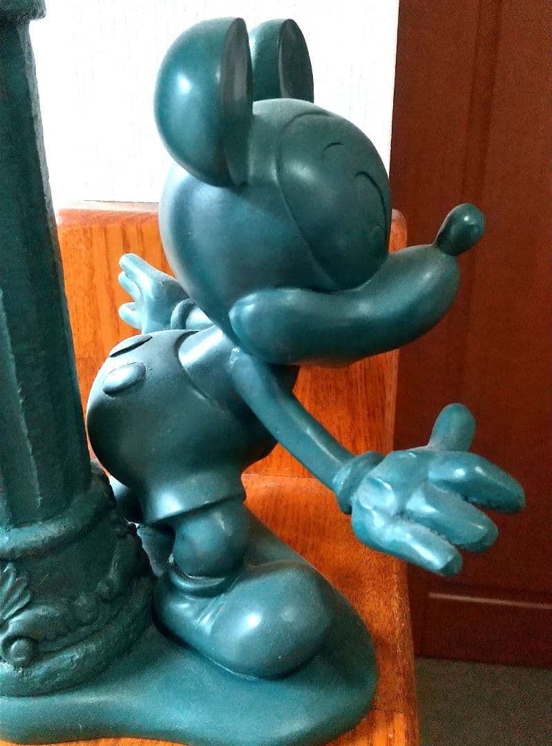 ミッキーマウス 置物 スタンドランプ ガーデニング