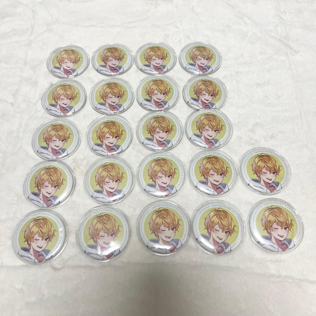 【大幅値下げ】中野あるま 高田村PUS 笑顔缶バッジ 56点