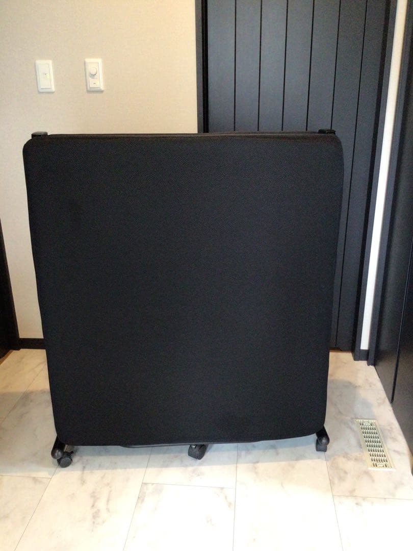 キャスター付き 折りたたみベッド シングル