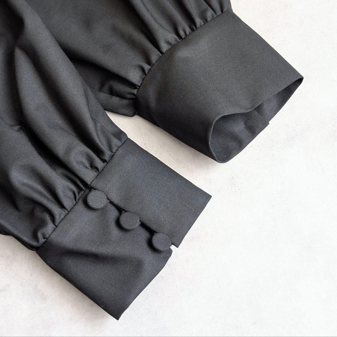 VERMEIL par iena ティアードワンピース イエナ ブラック 日本製