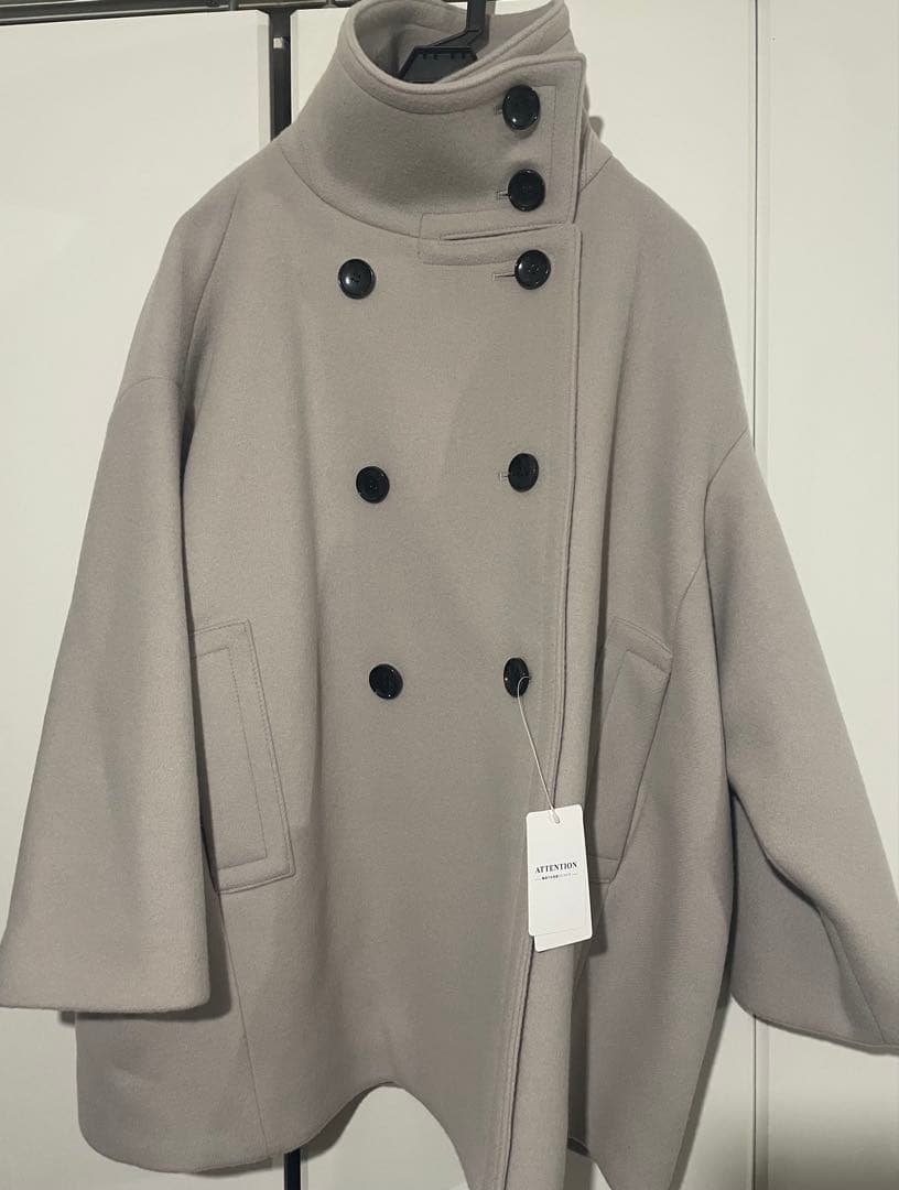 NOBLEスタンドカラーオーバーコート　イエナ　新品未使用