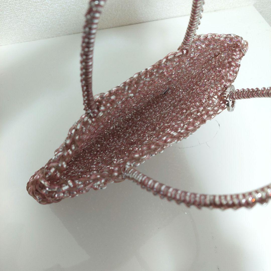 アンテプリマ スタンダード スクエア ミディアム シルバーピンク バッグ