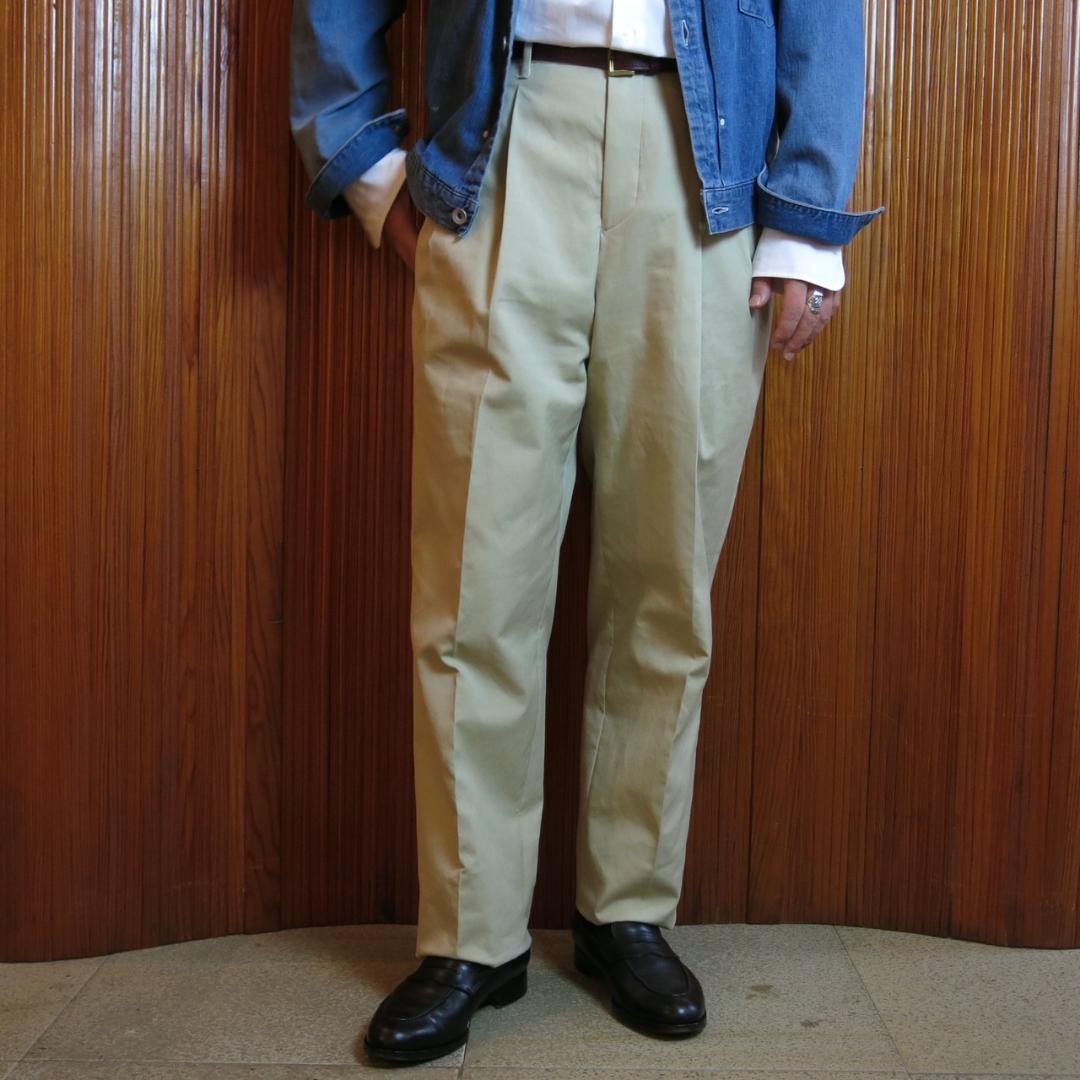 定価4.2万 MAATEE&SONS 俺CHINO COTTON 風通織