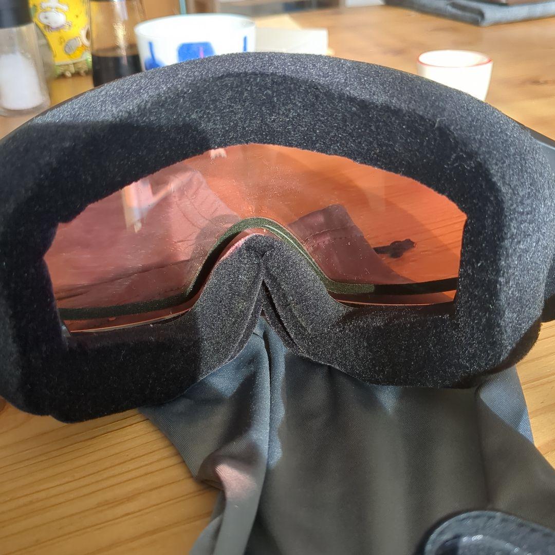 SWANS スキーゴーグル 青/黒 収納袋付き