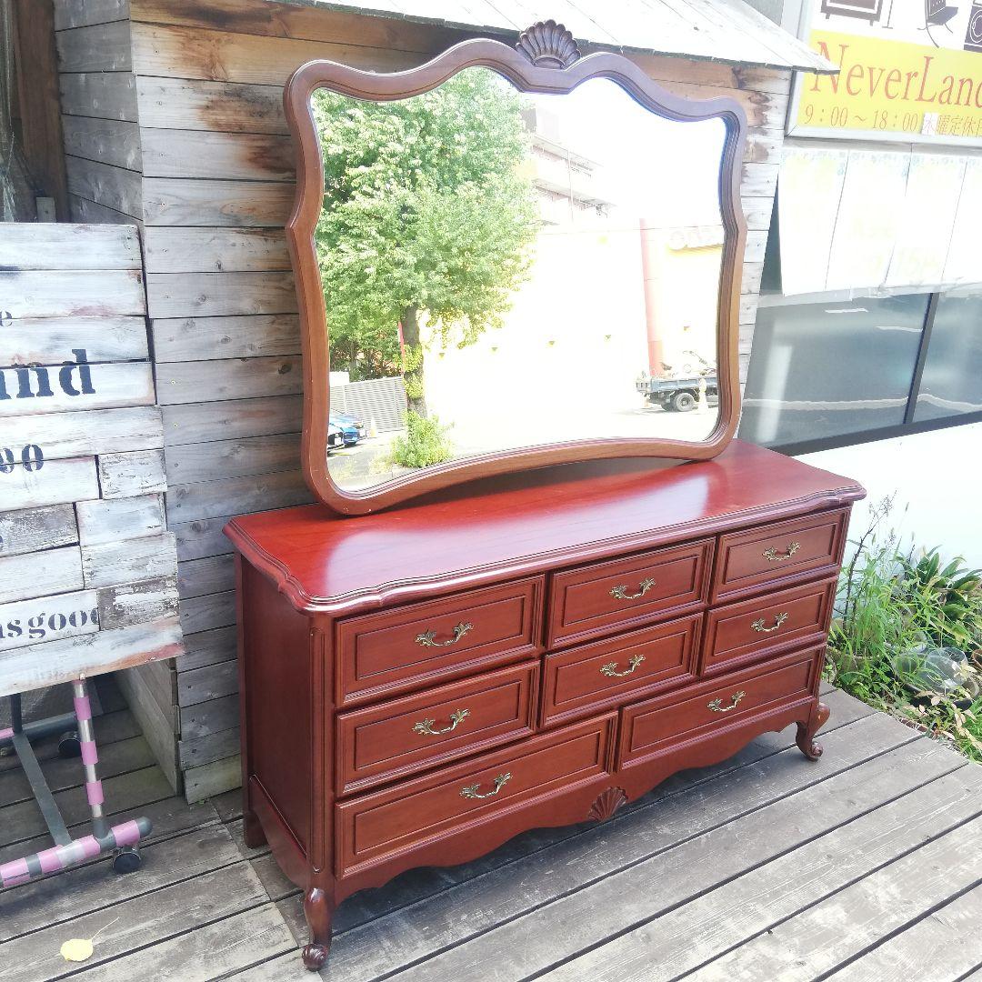 M♦送料込　専用アンティーク 猫脚　ロココスタイル ドレッサー チェスト 鏡台