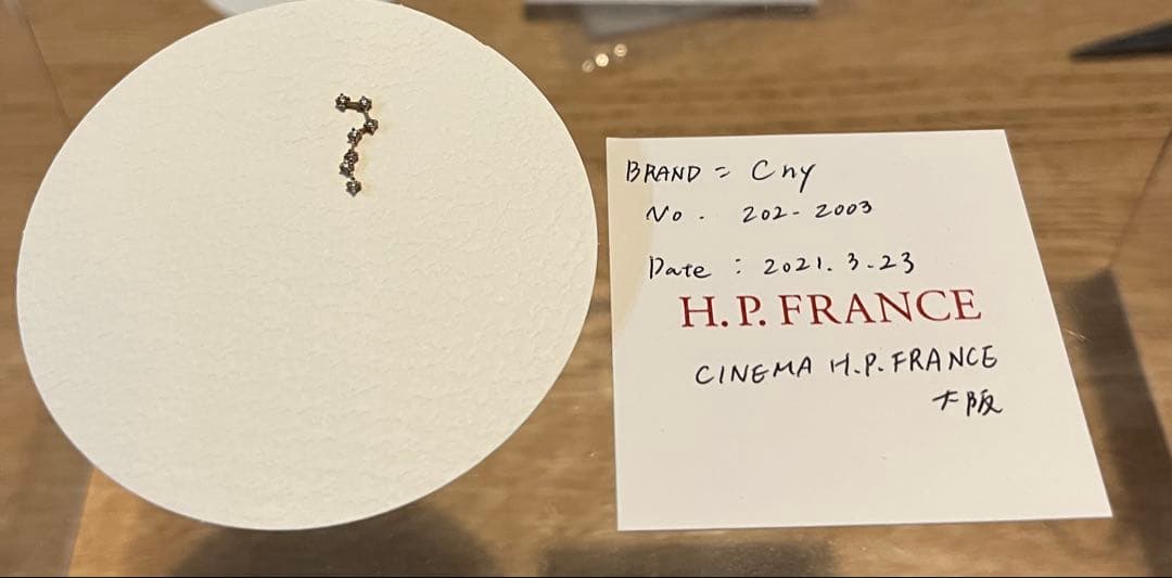 chy 北斗七星ピアス k18 星座 ピアス　ゴールド　ラインストーン ダイヤ