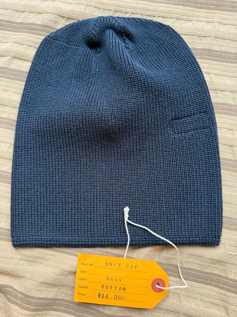 専用ブッチャープロダクツネイビー ニットキャップ アットラスト