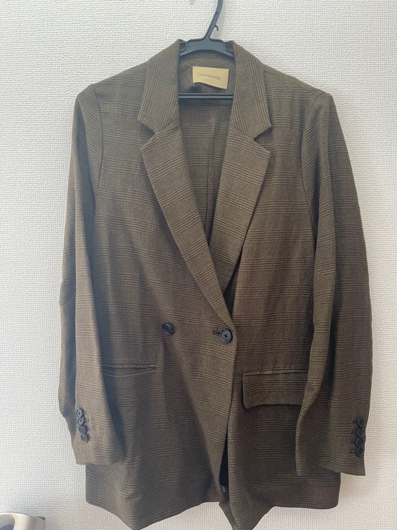 カレンソロジー グレンチェックカラミジャケット