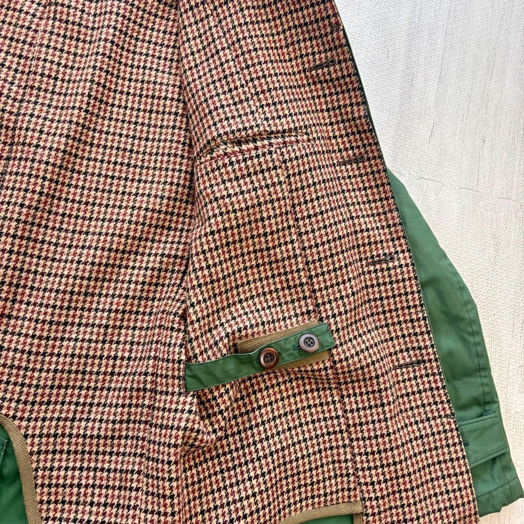 ギャルソンオム AD2013 中綿 ステンカラーコート千鳥 ジャケット