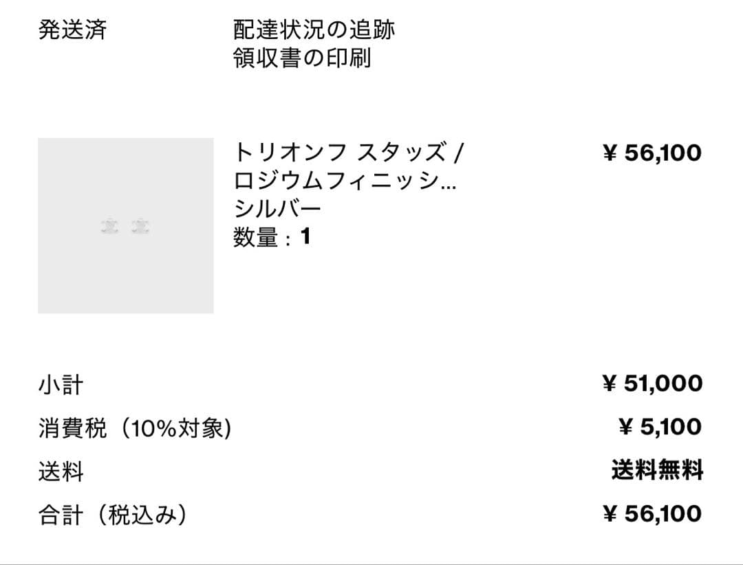 CELINE セリーヌ トリオンフ ピアス