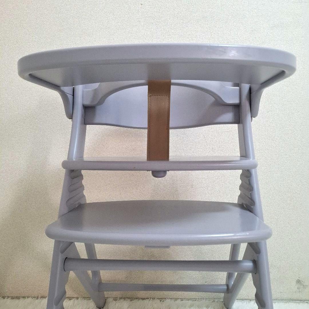 【美品】大和屋 アッフルチェア ハイチェ 椅子 ベビー テーブル ガード付き