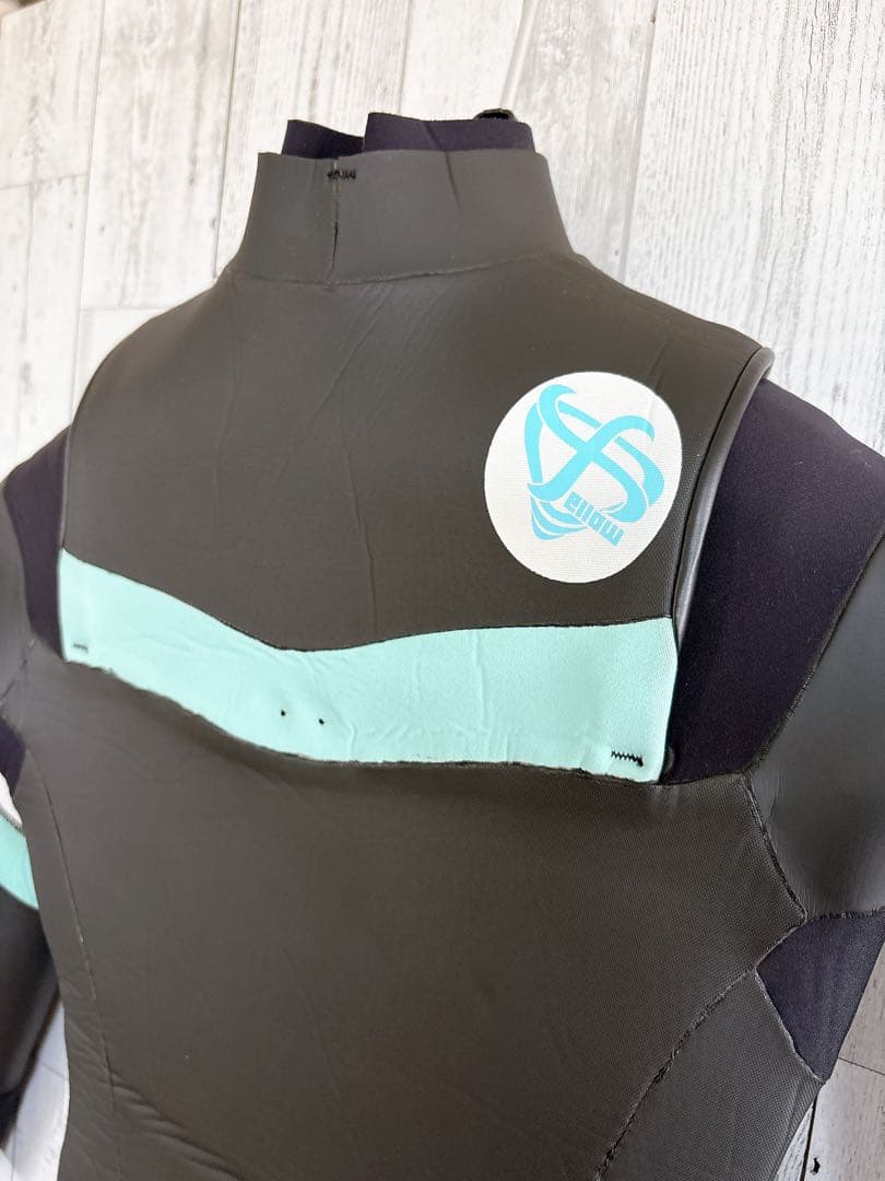 FELLOW セミドライ チェストジップ ウエットスーツ ラバー 3×5 M