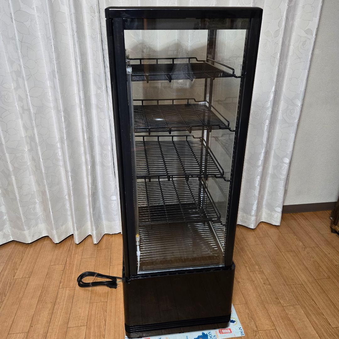 レマコム 105L 4面ガラス 冷蔵ショーケース R4G-105SLB