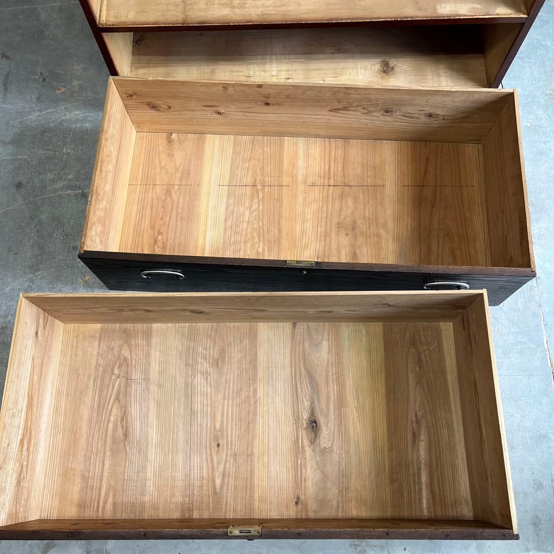 アンティーク チェスト 箪笥 ローボード テレビ台 無垢材 昭和レトロ z535