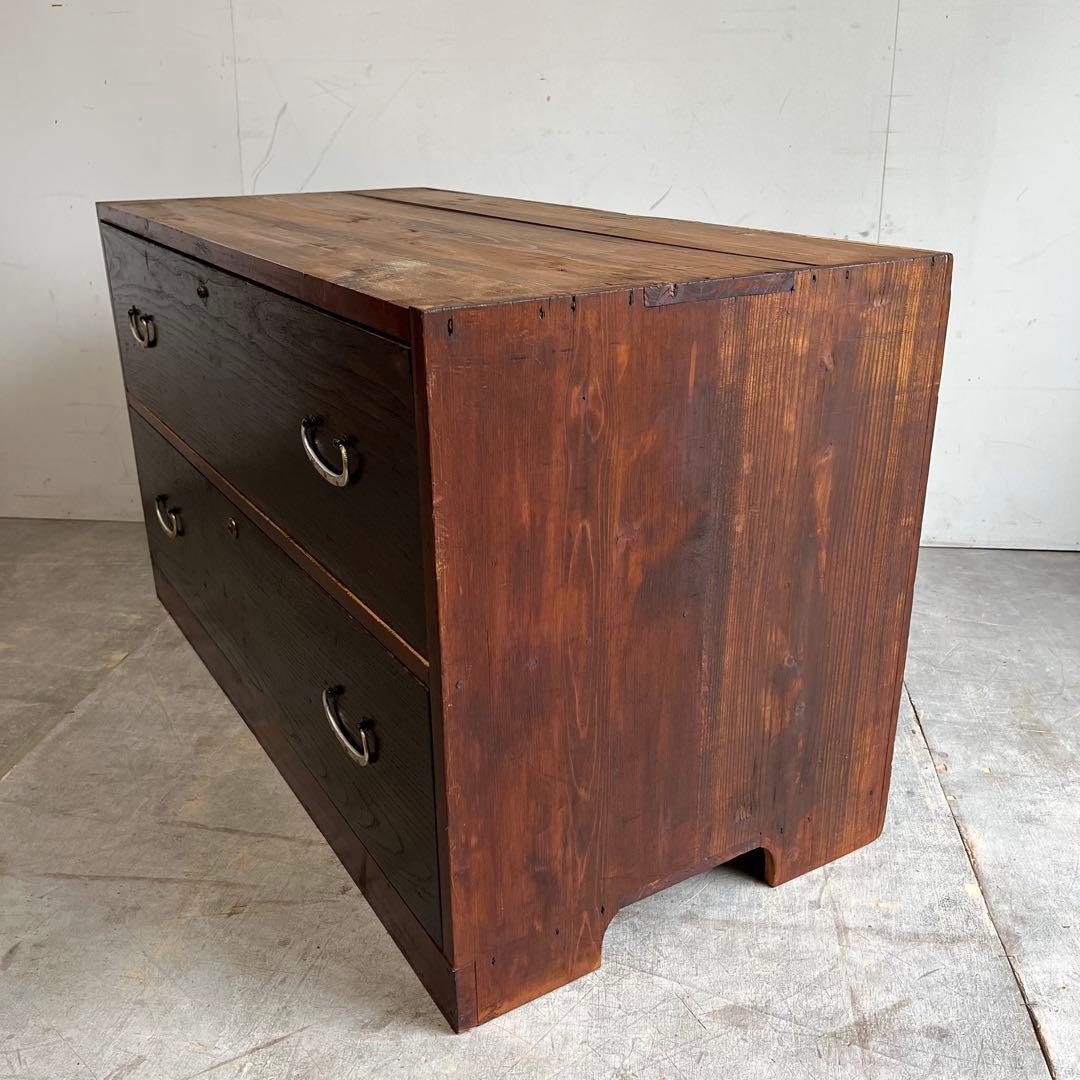 アンティーク チェスト 箪笥 ローボード テレビ台 無垢材 昭和レトロ z535