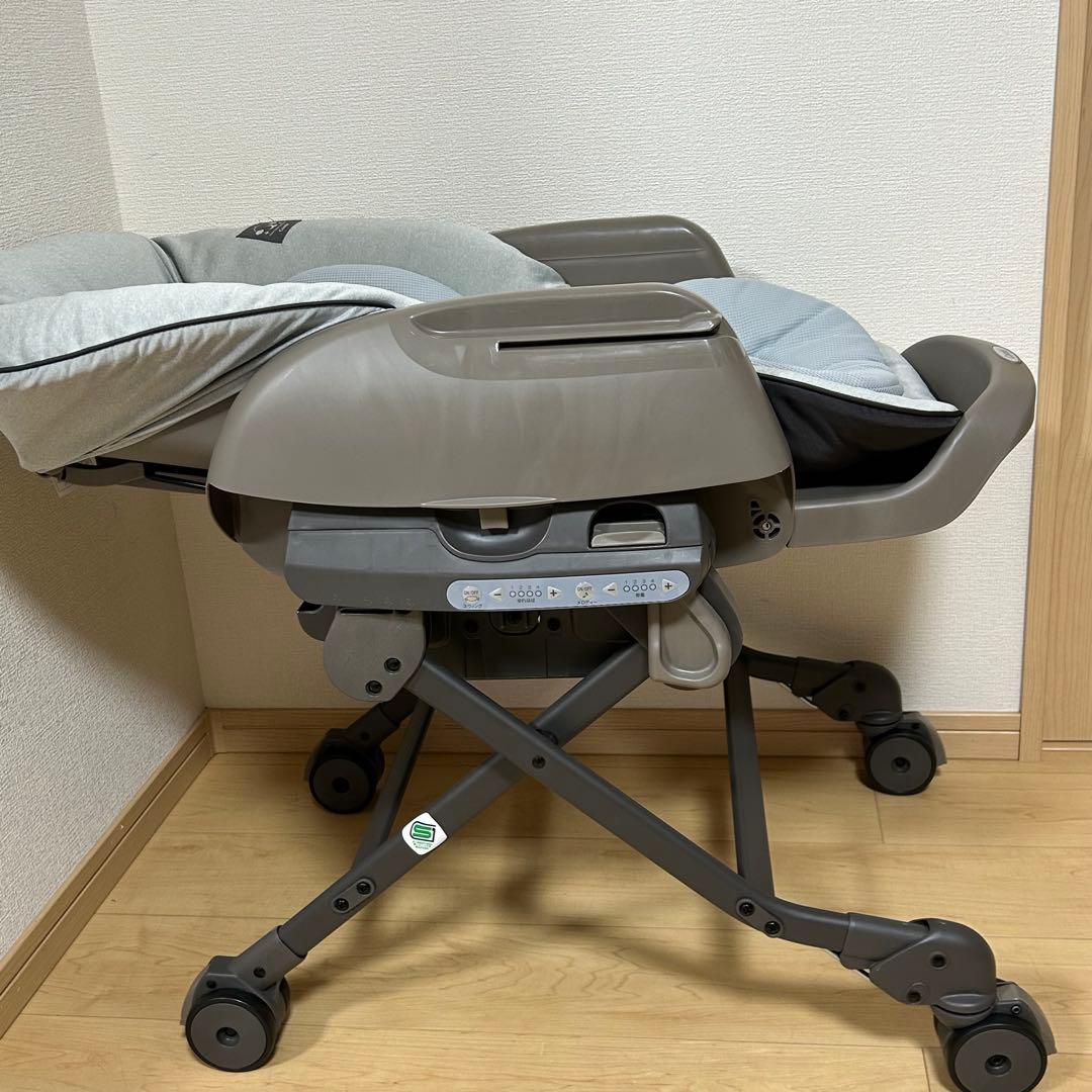 コンビ 電動 ハイローチェア ネムリラ AUTO SWING ミントグレー