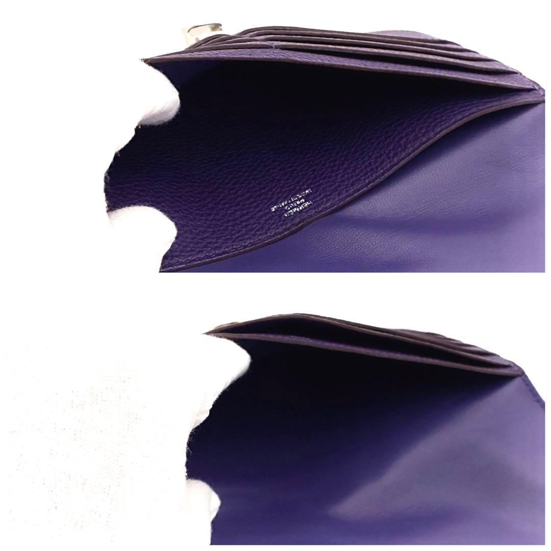 【大人気モデル】赤字価格の為お値下げ不可⚠️エルメス♦︎ドゴン♦︎ロング♦︎パープル♦︎