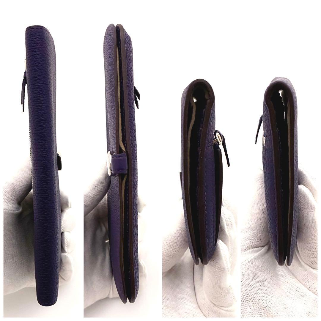 【大人気モデル】赤字価格の為お値下げ不可⚠️エルメス♦︎ドゴン♦︎ロング♦︎パープル♦︎