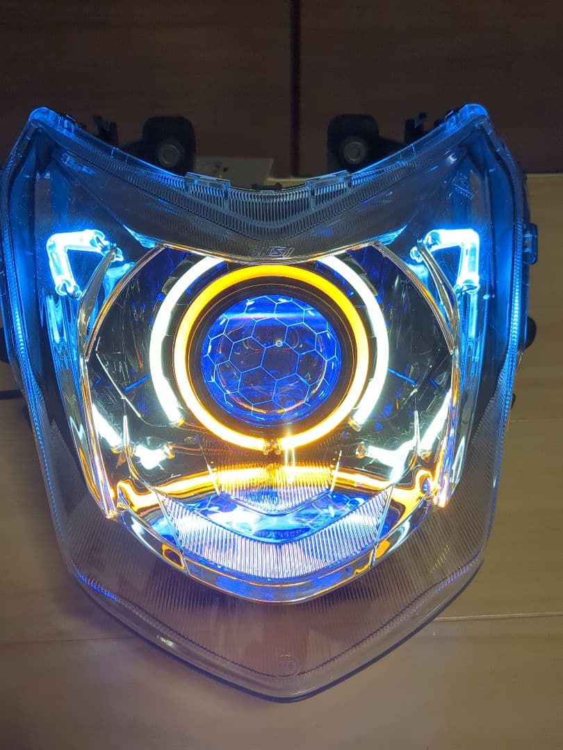 LED シグナスX 4型 カラー変更可能 ヘッドライト sea5j sed8j