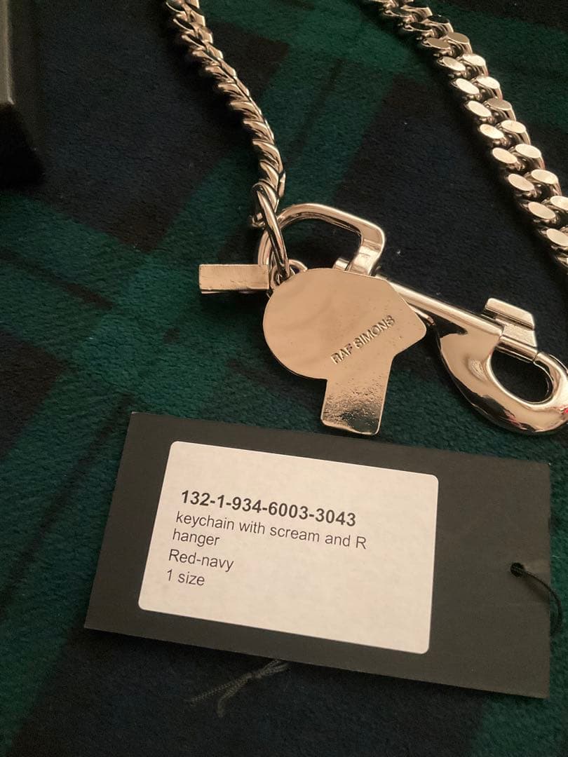 もみ　RAF SIMONS ウォレットチェーン シルバー