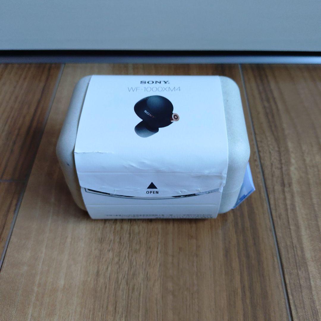 SONY WF-1000XM4 ワイヤレスイヤホン ブラック 充電ケーブル付き