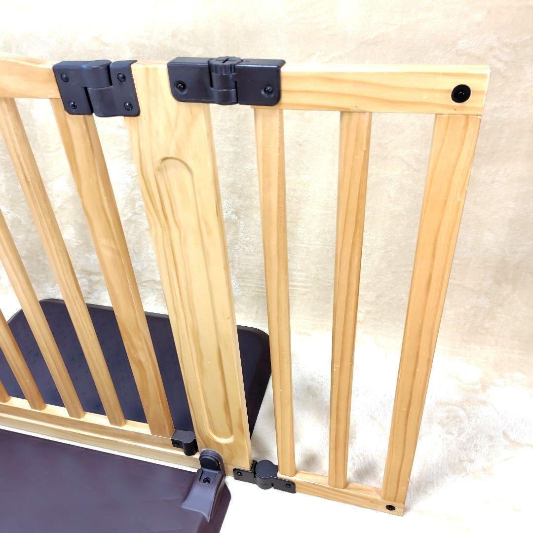 日本育児 ニホンイクジ おくだけドアーズ Мサイズ 木製 ベビーゲート 赤ちゃん