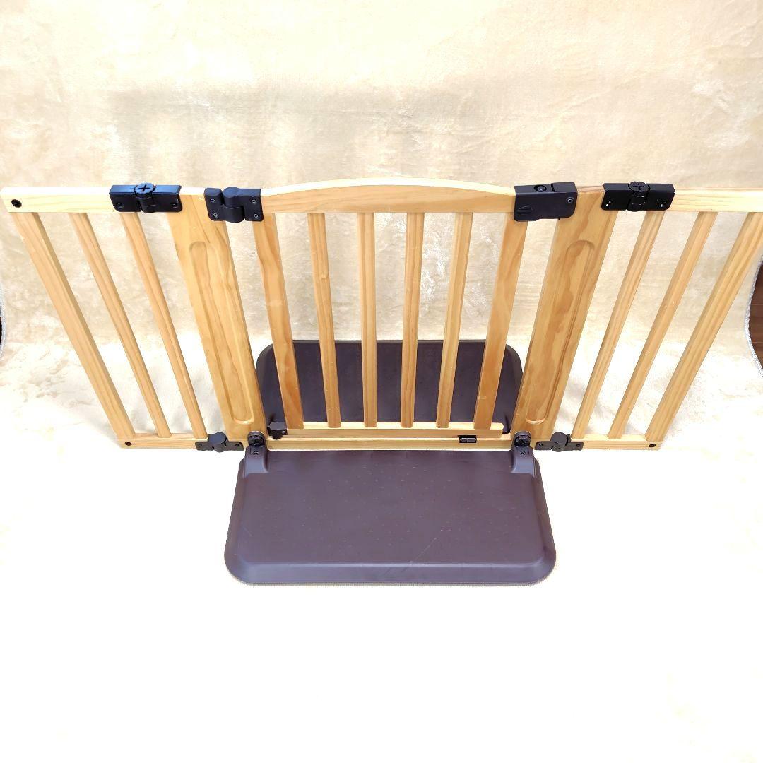 日本育児 ニホンイクジ おくだけドアーズ Мサイズ 木製 ベビーゲート 赤ちゃん