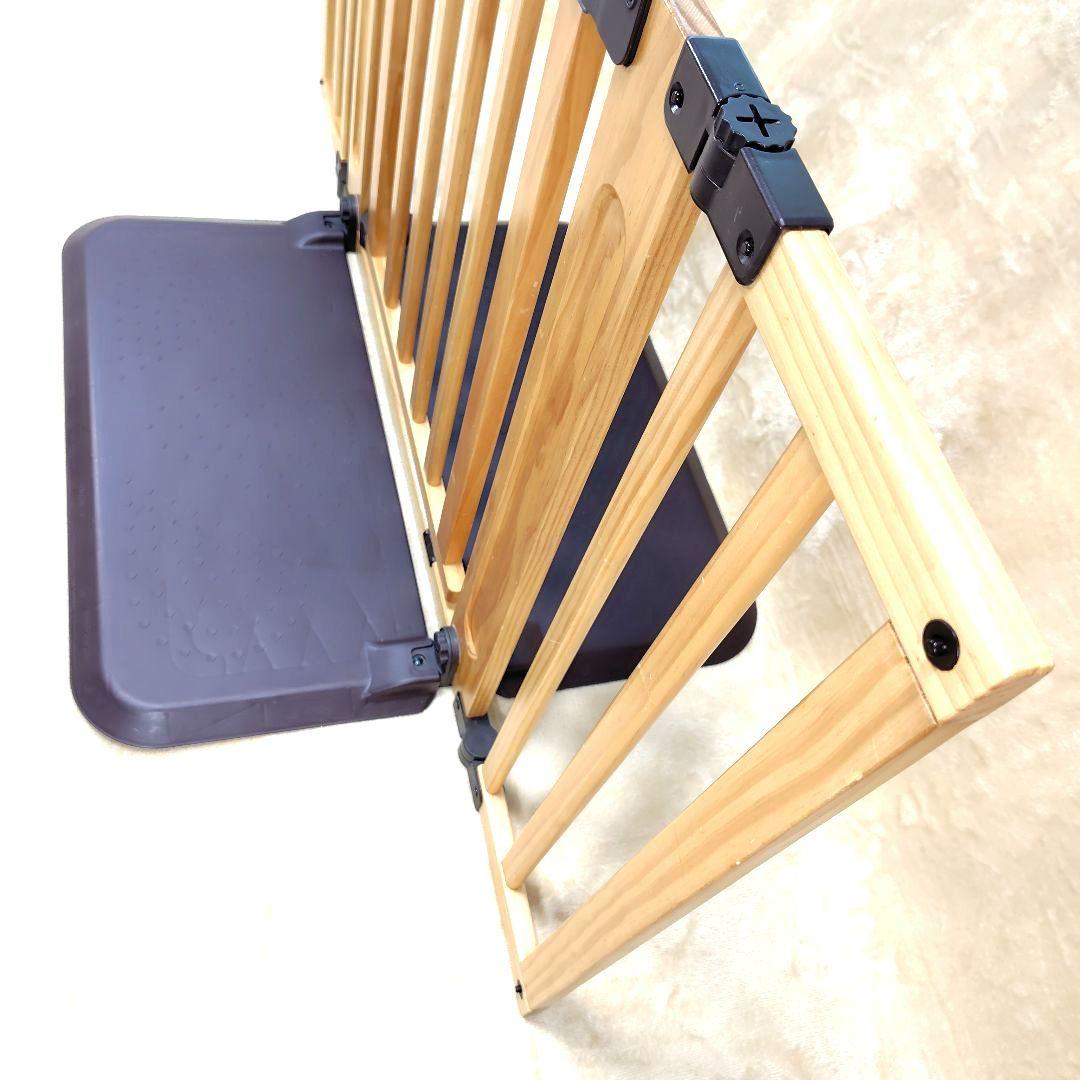 日本育児 ニホンイクジ おくだけドアーズ Мサイズ 木製 ベビーゲート 赤ちゃん