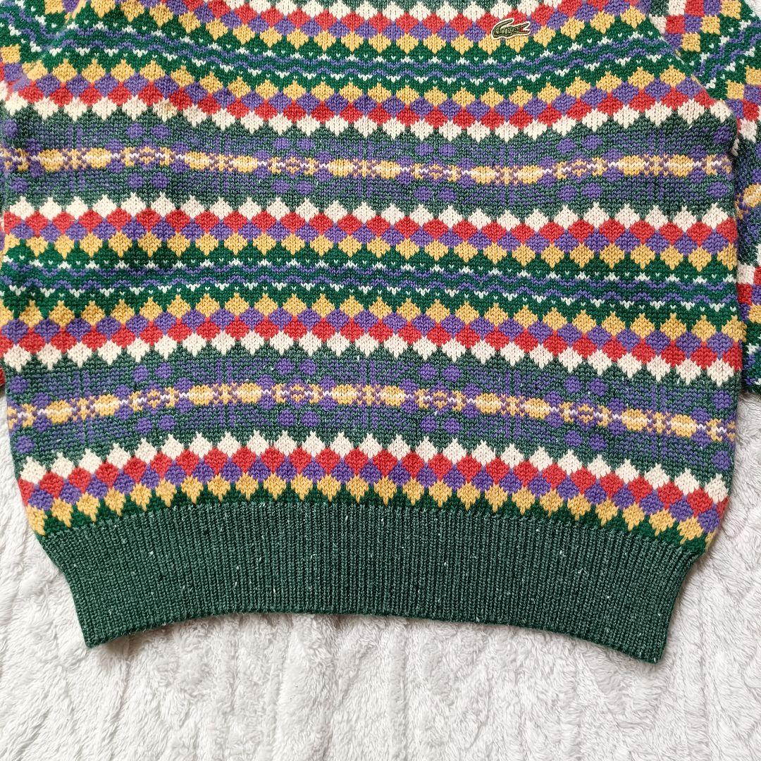 【未使用】80s CHEMISE LACOSTE ラコステ ニット セーター 4
