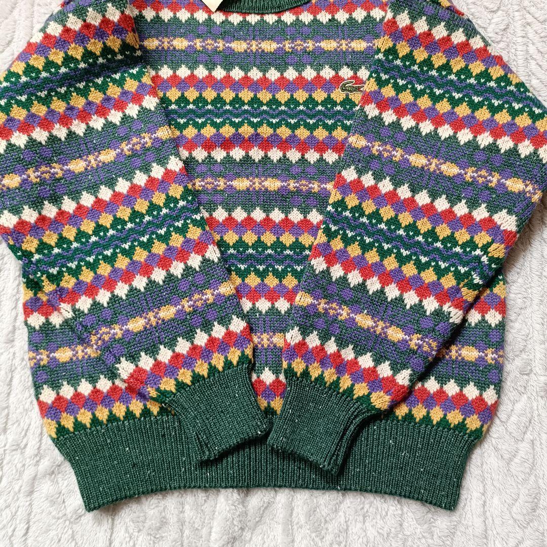 【未使用】80s CHEMISE LACOSTE ラコステ ニット セーター 4