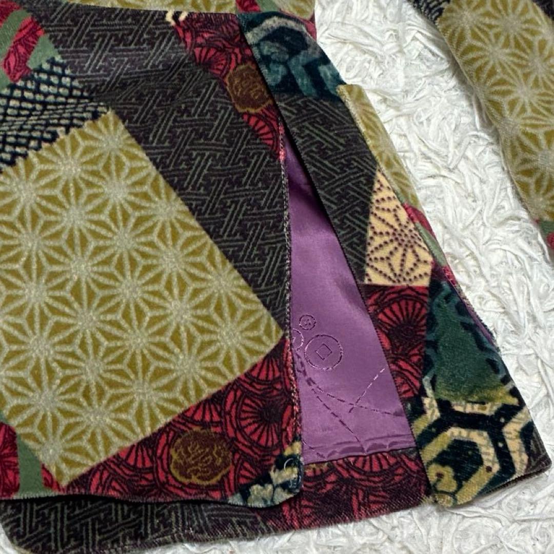 kenzo jungle ケンゾー　ジャングル　着物　和柄　ジャケット　ベロア