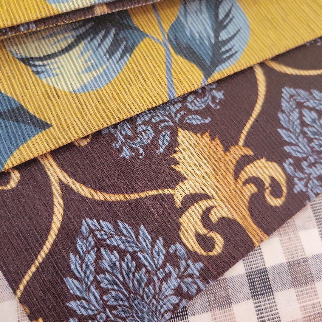 ☆新品☆召しませ華　リバーシブル半端帯