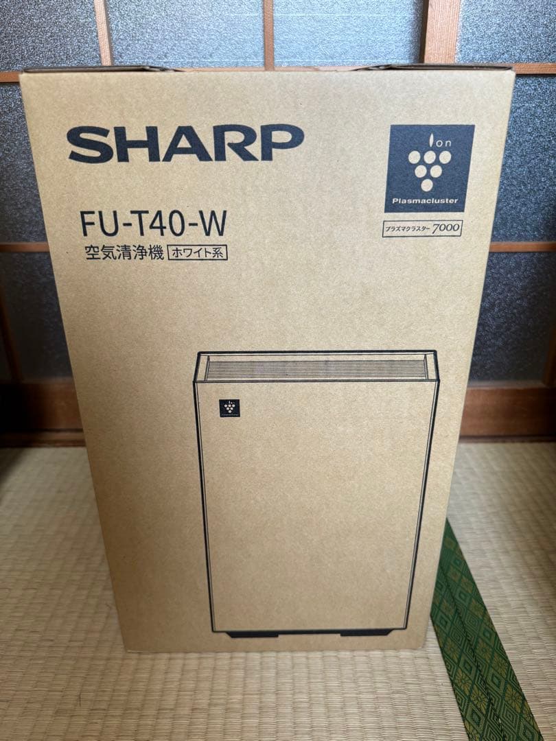 【早い者勝ち】SHARP 空気清浄機 FU-T40-W 【新品/未開封品】