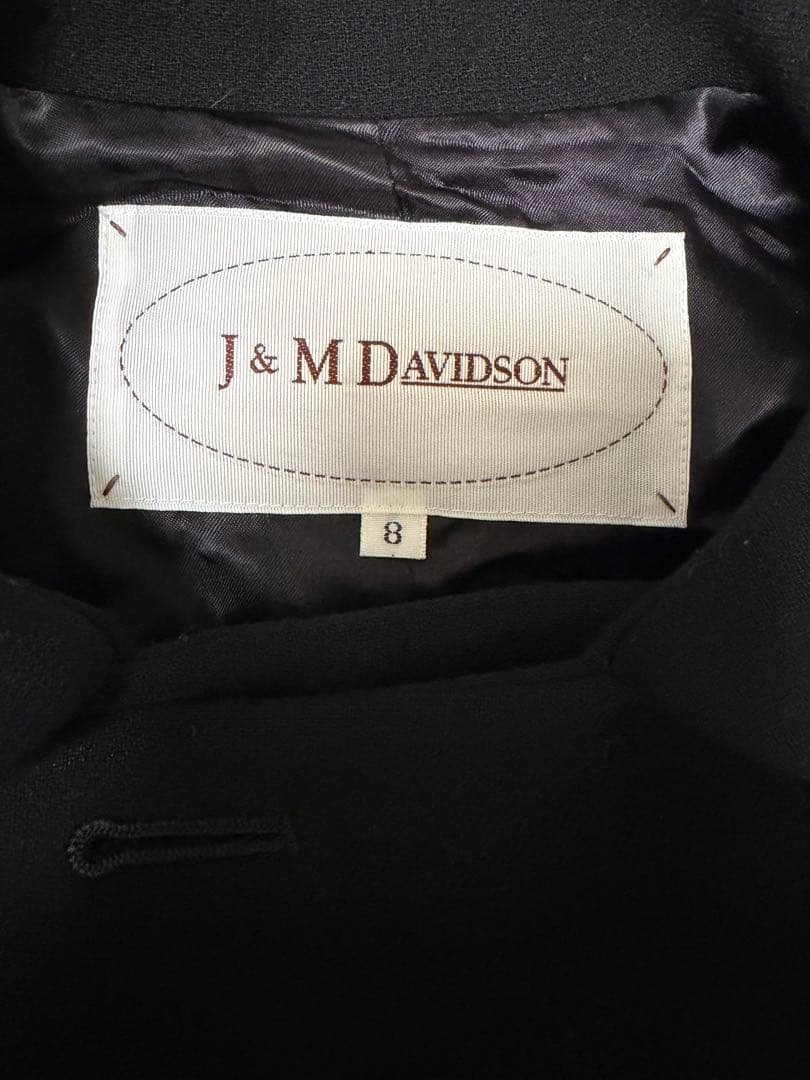 J & M DAVIDSON ブラック コート サイズ8