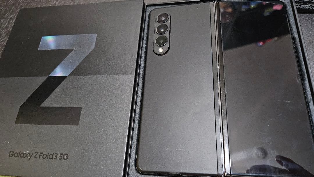 【ジャンク品】Galaxy z fold3 256GB ファントムブラック