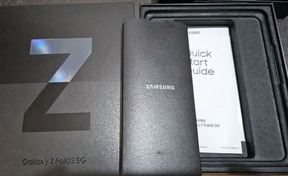 【ジャンク品】Galaxy z fold3 256GB ファントムブラック