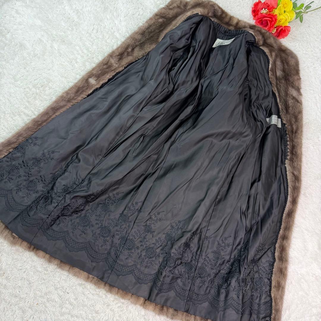 for Grace 総丈114cm ブルーアイリスミンク サガミンク コート