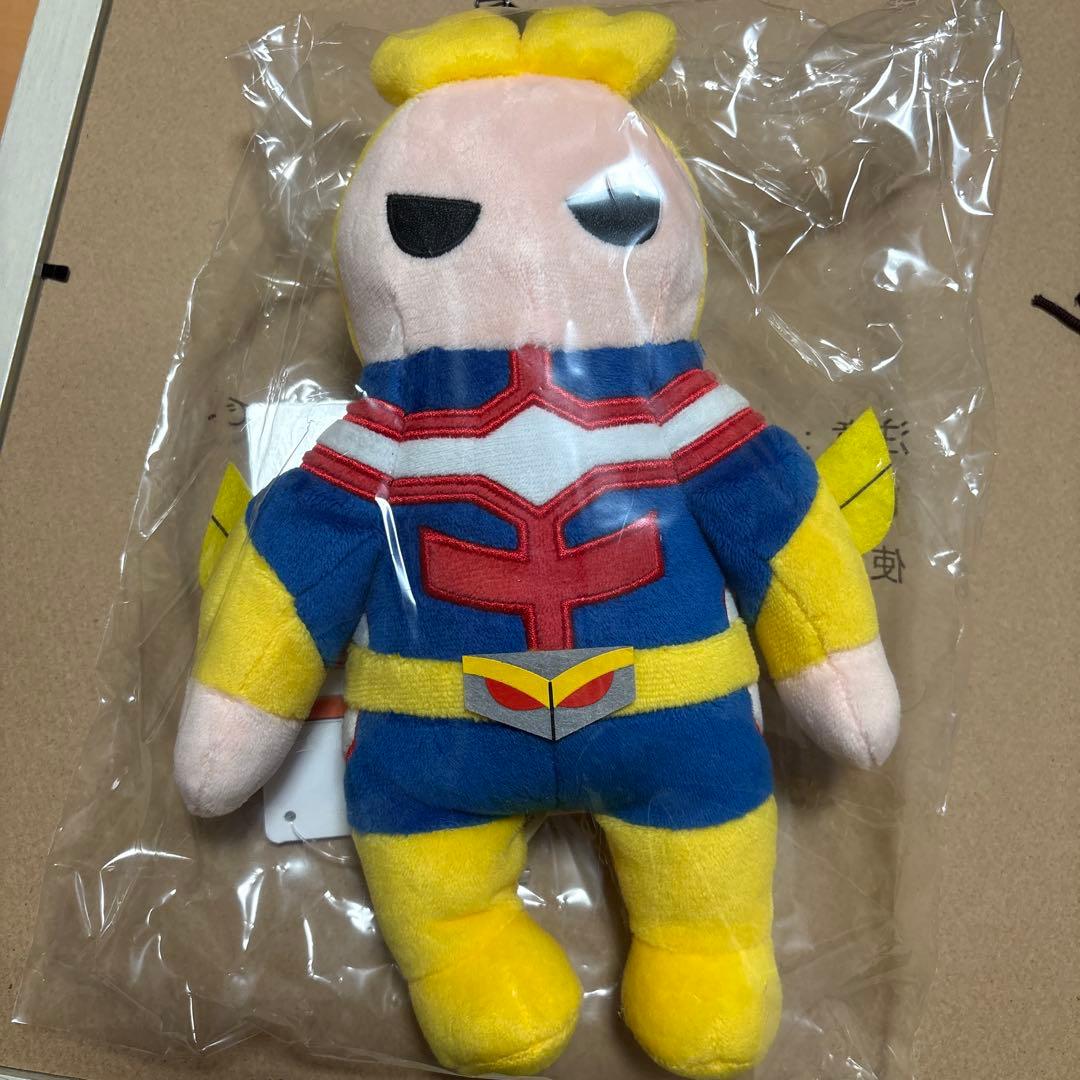 ヒロアカ一番くじ E賞オールマイトサウンドぬいぐるみ G賞オールマイトねつけ