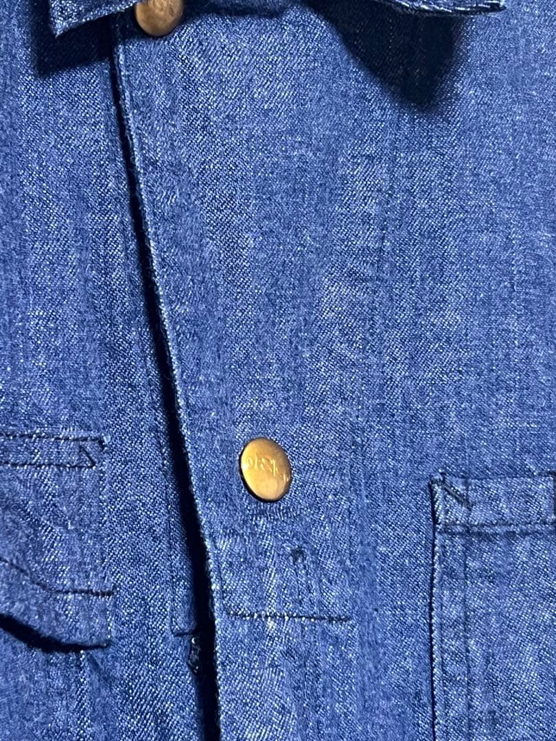 【極美品】オアスロウ（orSlow）デニムオーバーオール　つなぎ　オールインワン