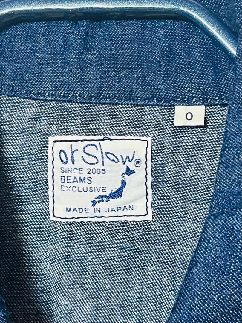 【極美品】オアスロウ（orSlow）デニムオーバーオール　つなぎ　オールインワン