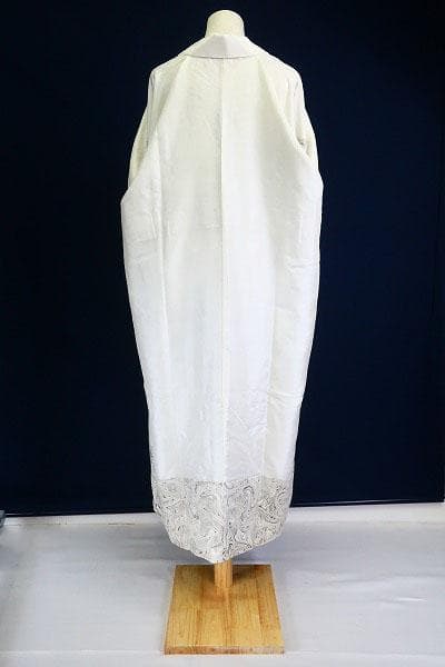 ★専用★未使用品 長襦袢 オフホワイト 身丈126cm 墨流し お洒落 正絹